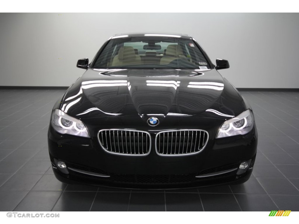 Black Sapphire Metallic 2012 BMW 5 Series 535i Sedan Exterior Photo #56698115