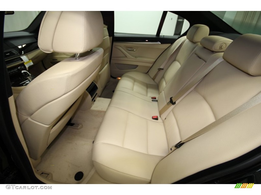 Venetian Beige Interior 2012 BMW 5 Series 535i Sedan Photo #56698143
