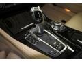 2012 BMW 5 Series Venetian Beige Interior Transmission Photo