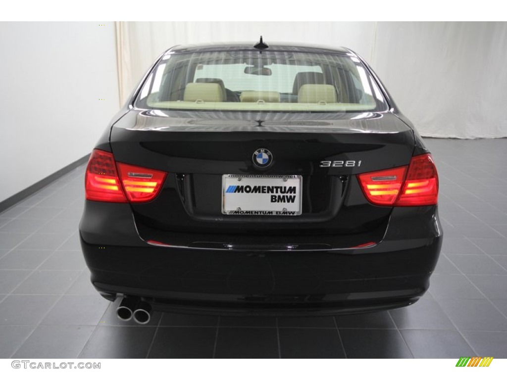 2011 3 Series 328i Sedan - Black Sapphire Metallic / Black Dakota Leather photo #6