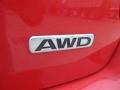 2009 Vivid Red Suzuki SX4 Crossover Technology AWD  photo #4