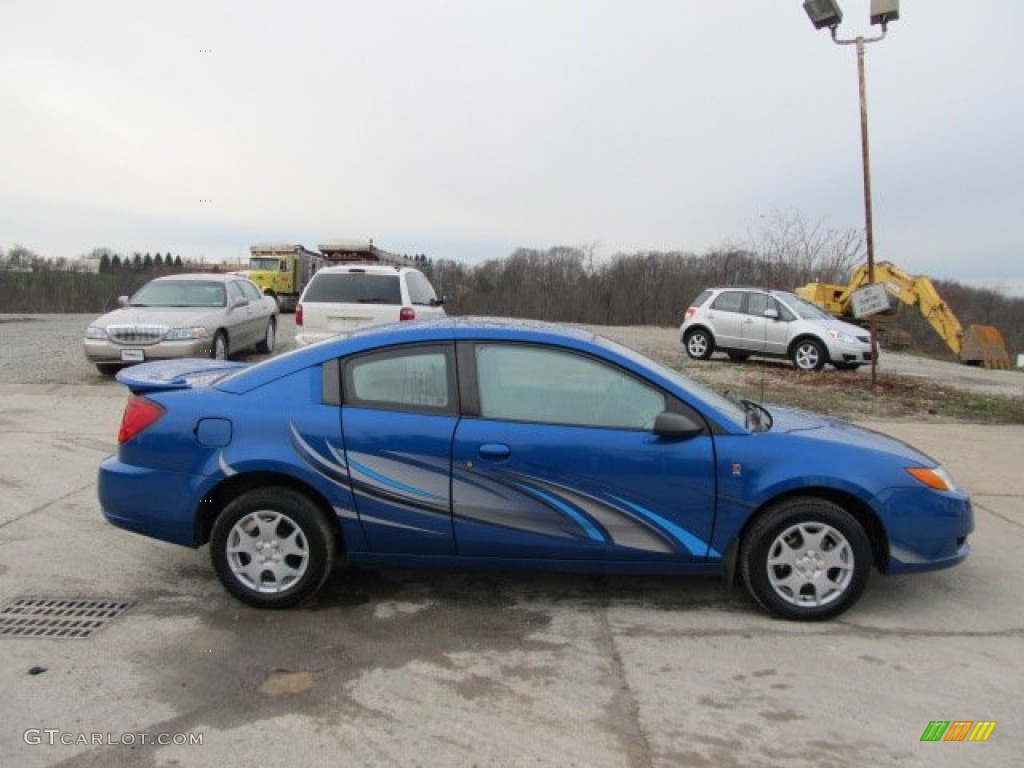 2004 ION 2 Quad Coupe - Electric Blue / Black photo #2