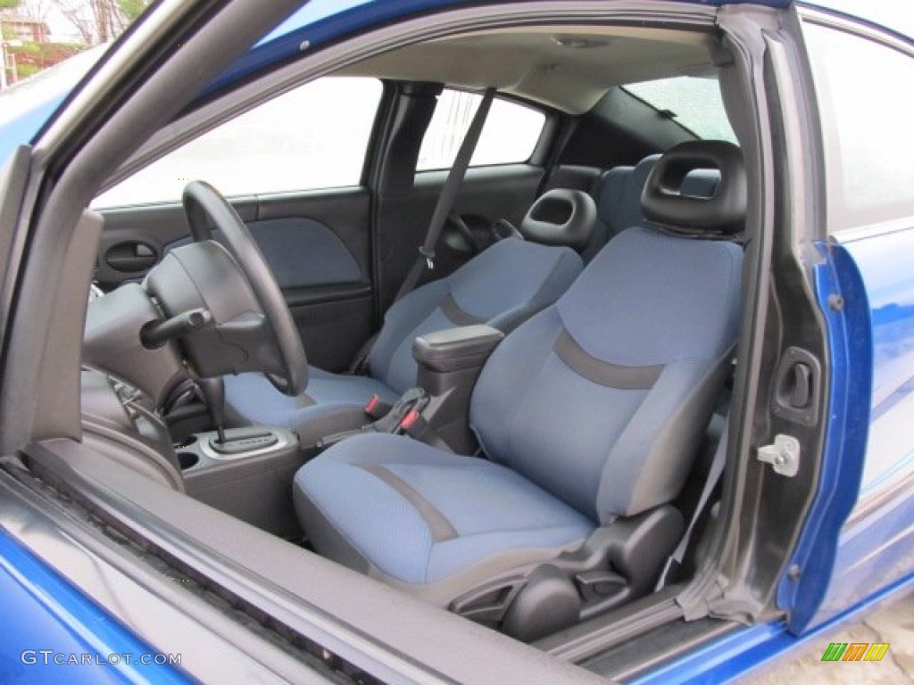 Black Interior 2004 Saturn ION 2 Quad Coupe Photo #56699101