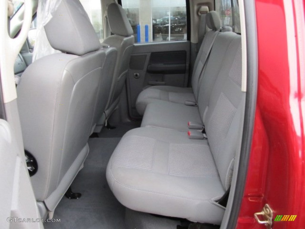 2007 Ram 1500 Big Horn Edition Quad Cab 4x4 - Inferno Red Crystal Pearl / Medium Slate Gray photo #6