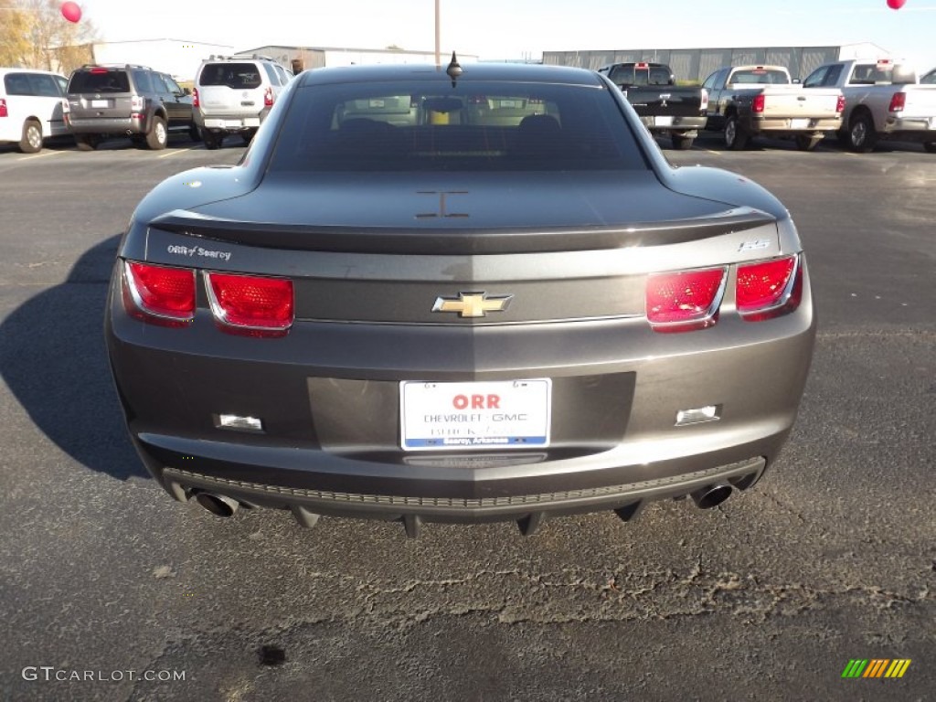 2010 Camaro SS Coupe - Cyber Gray Metallic / Black photo #6