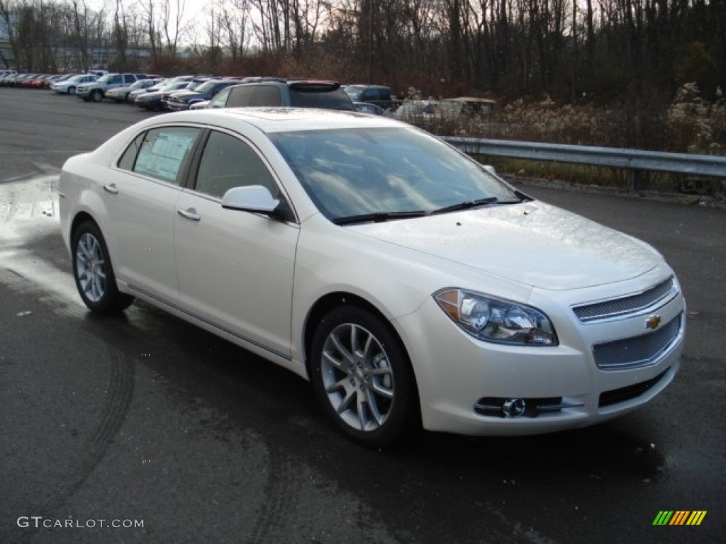 White Diamond Tricoat 2012 Chevrolet Malibu LTZ Exterior Photo #56705992