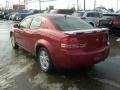 2009 Inferno Red Crystal Pearl Dodge Avenger SXT  photo #3