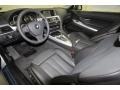 Black Nappa Leather Prime Interior Photo for 2012 BMW 6 Series #56706164