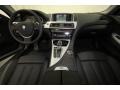 Black Nappa Leather 2012 BMW 6 Series 650i Coupe Dashboard