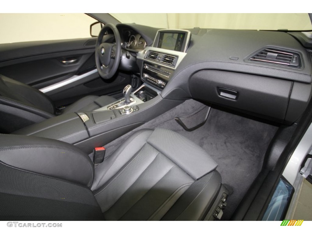 2012 BMW 6 Series 650i Coupe Black Nappa Leather Dashboard Photo #56706205