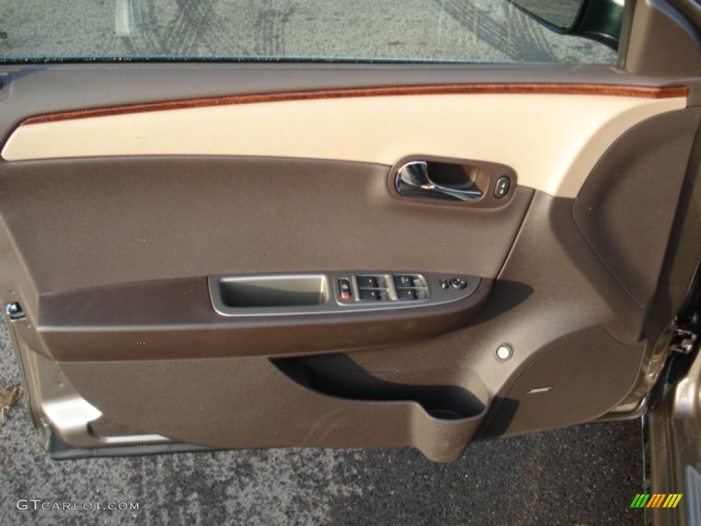 2012 Chevrolet Malibu LTZ Cocoa/Cashmere Door Panel Photo #56706422