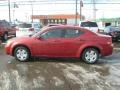 2009 Inferno Red Crystal Pearl Dodge Avenger SE  photo #2