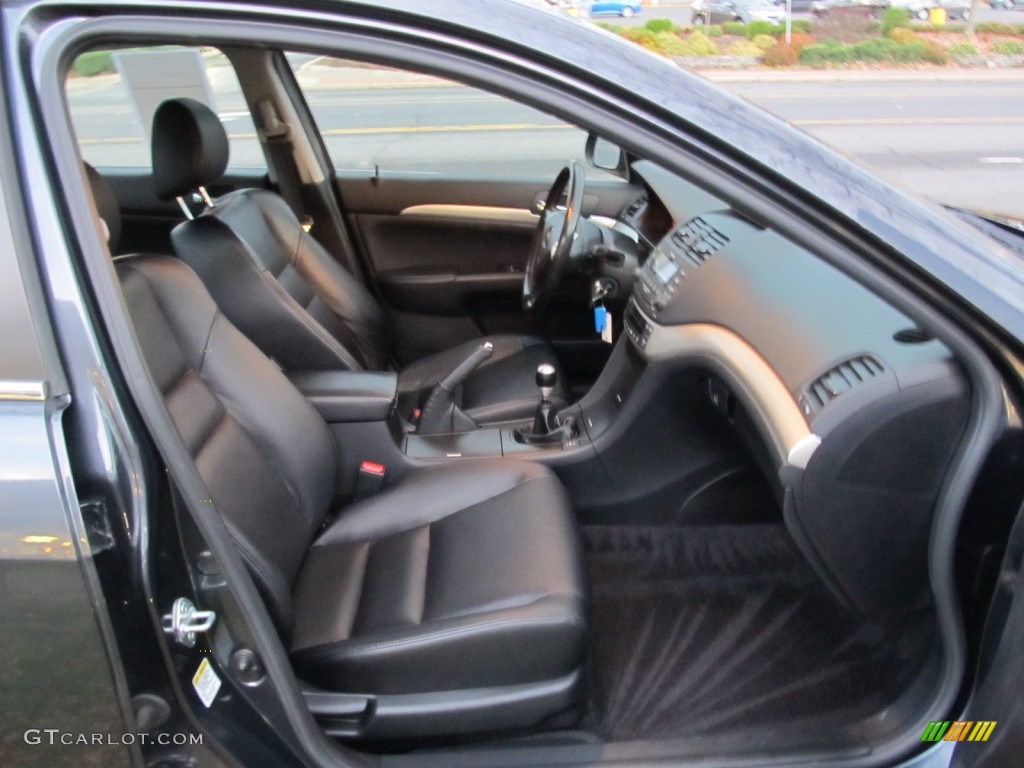 Ebony Interior 2004 Acura TSX Sedan Photo #56708352