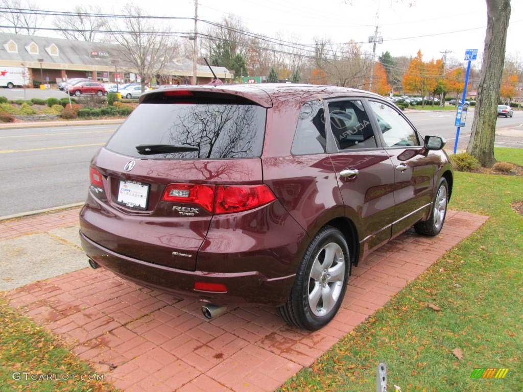 2009 RDX SH-AWD - Basque Red Pearl / Taupe photo #6