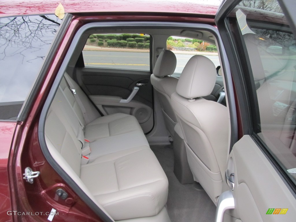 2009 RDX SH-AWD - Basque Red Pearl / Taupe photo #25