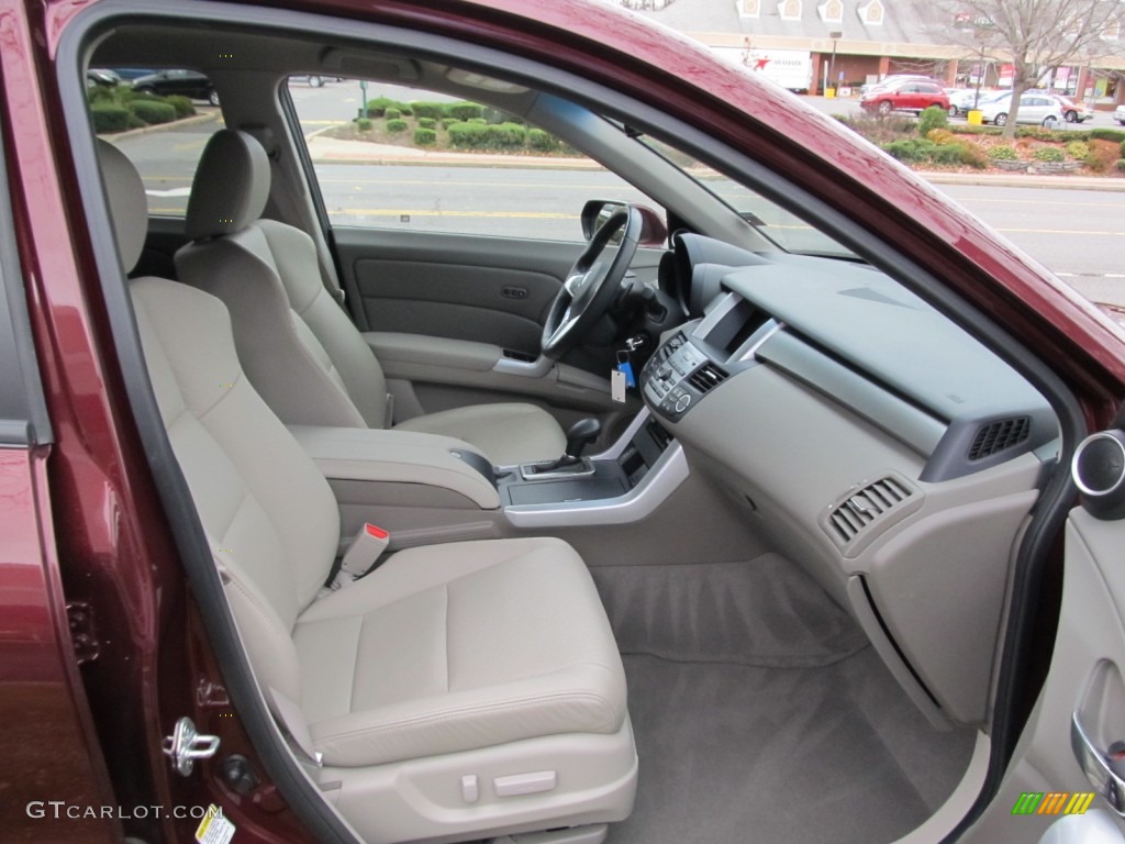2009 RDX SH-AWD - Basque Red Pearl / Taupe photo #26