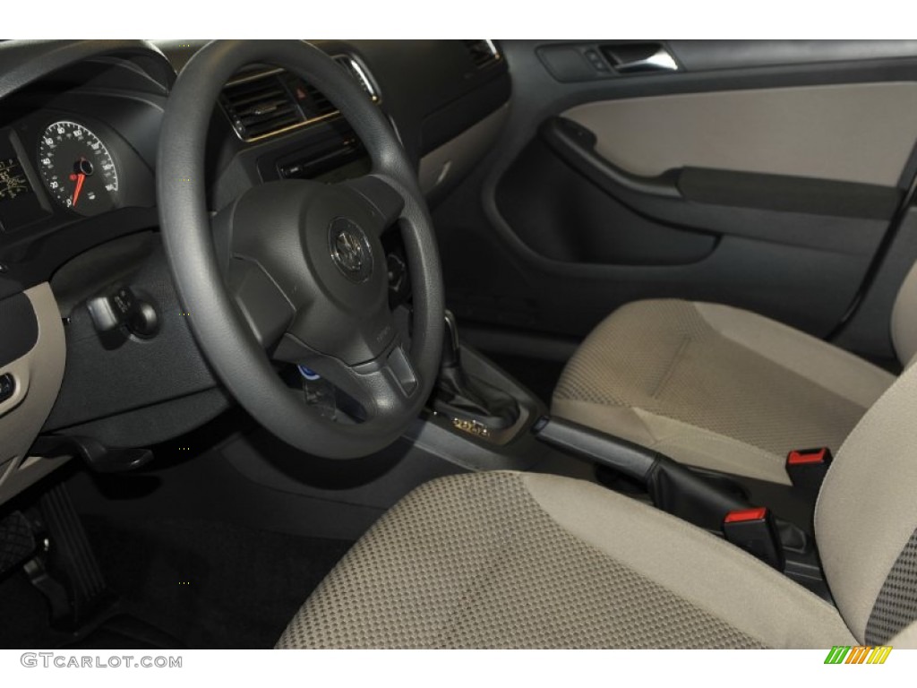 2011 Jetta S Sedan - White Gold Metallic / Latte Macchiato photo #12