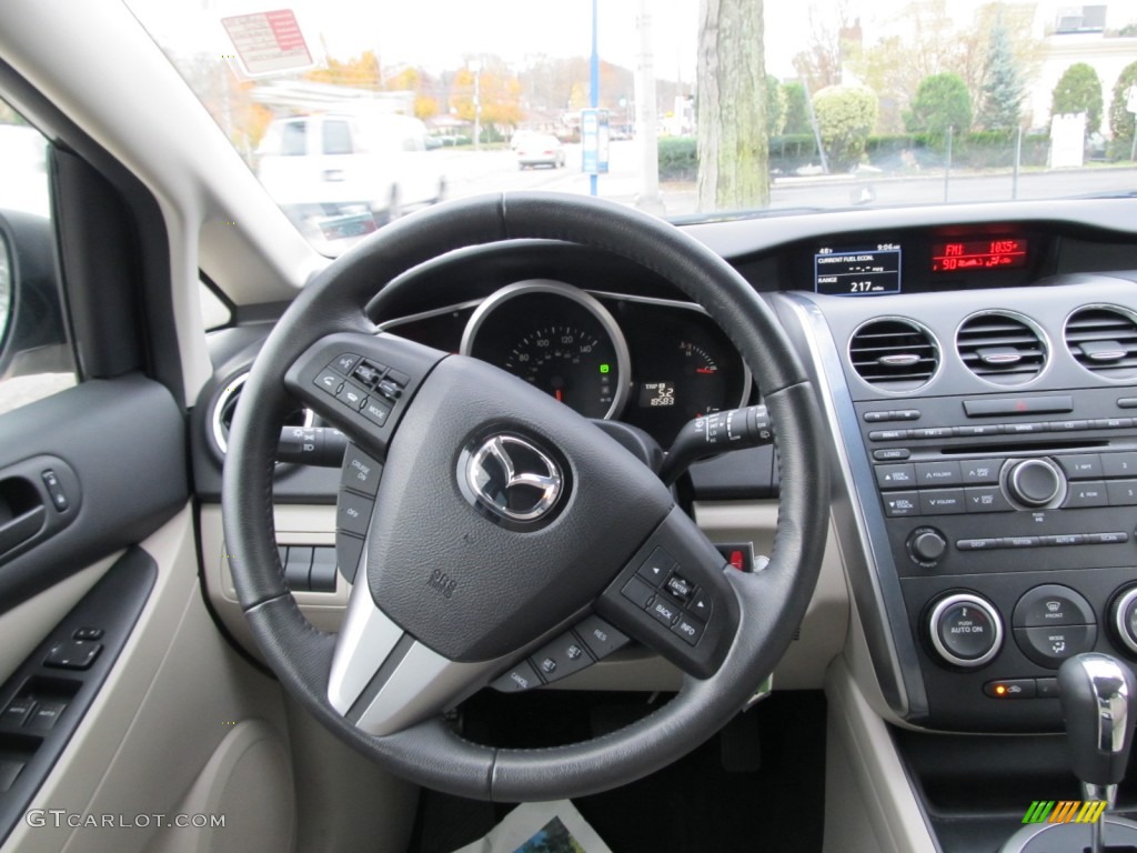 2010 Mazda CX-7 i SV Sand Dashboard Photo #56709197