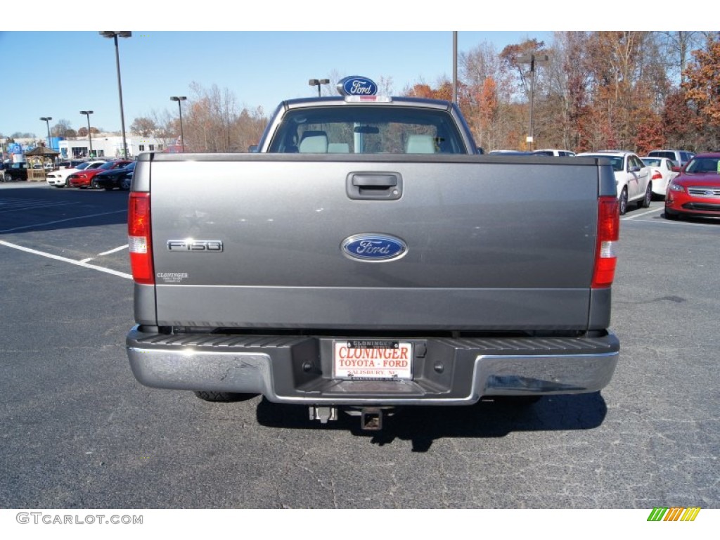 2005 F150 XL Regular Cab - Dark Shadow Grey Metallic / Medium Flint Grey photo #4