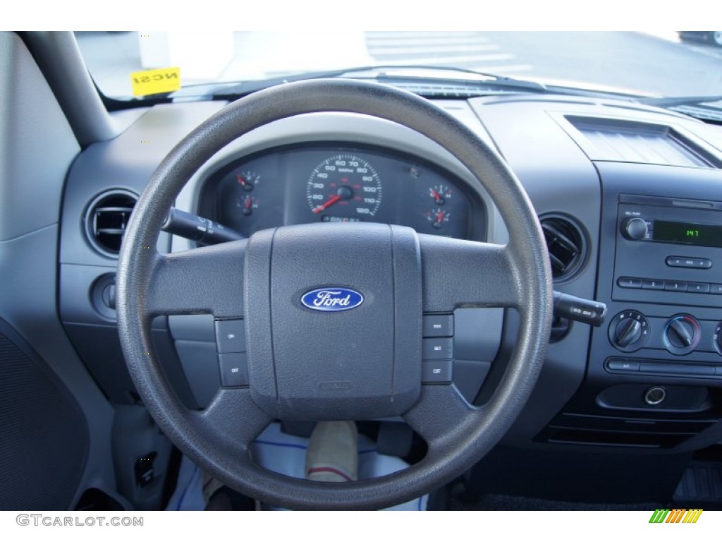 2005 F150 XL Regular Cab - Dark Shadow Grey Metallic / Medium Flint Grey photo #24