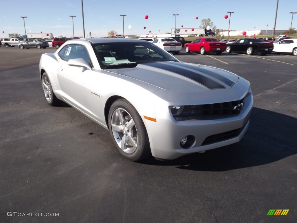 2012 Camaro LT Coupe - Silver Ice Metallic / Black photo #3