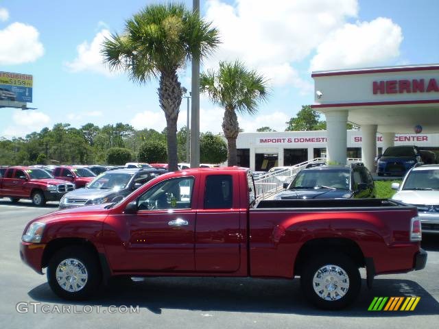 2007 Raider LS Extended Cab - Lava Red / Slate photo #2