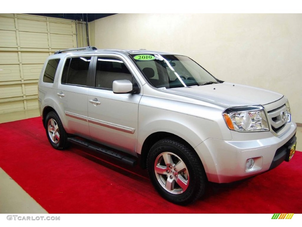 Alabaster Silver Metallic 2010 Honda Pilot EX Exterior Photo #56711417