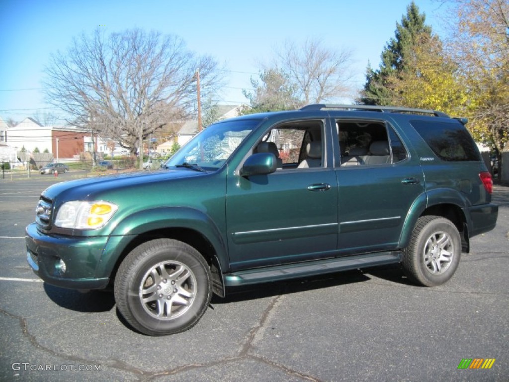 2003 Sequoia Limited 4WD - Imperial Jade Mica / Charcoal photo #1