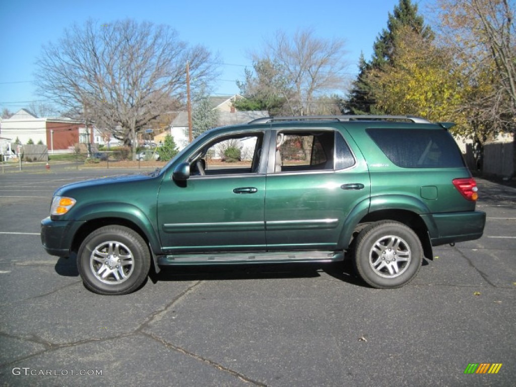 2003 Sequoia Limited 4WD - Imperial Jade Mica / Charcoal photo #3