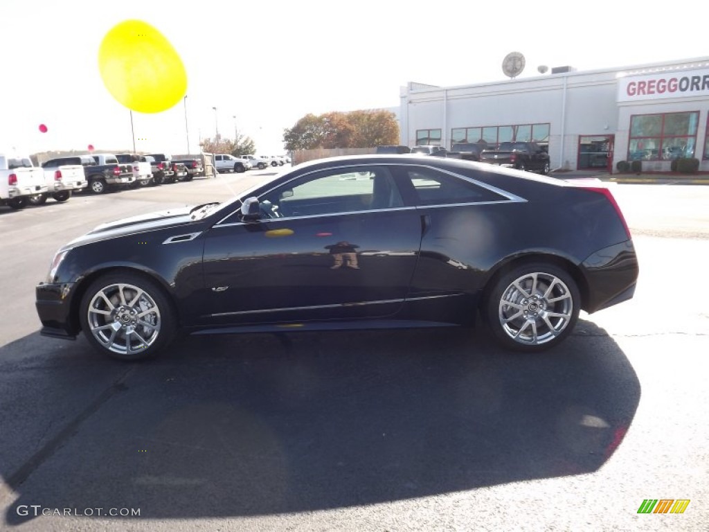 2012 CTS -V Coupe - Black Diamond Tricoat / Ebony/Ebony photo #8