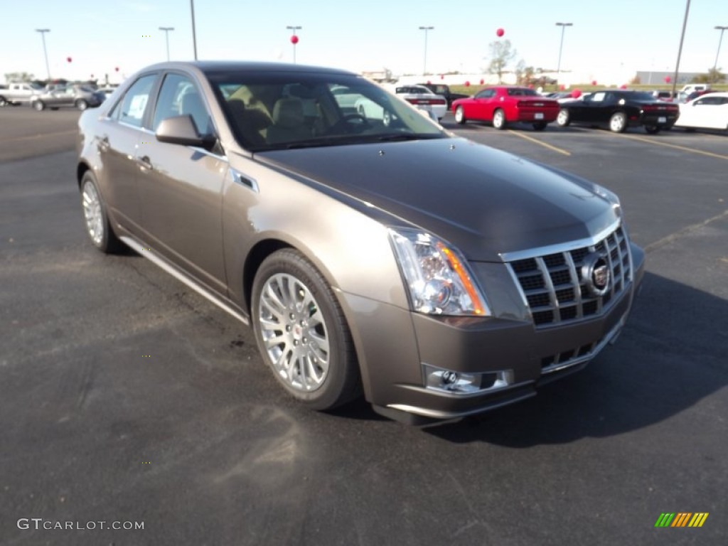 Mocha Steel Metallic 2012 Cadillac CTS 3.6 Sedan Exterior Photo #56711819
