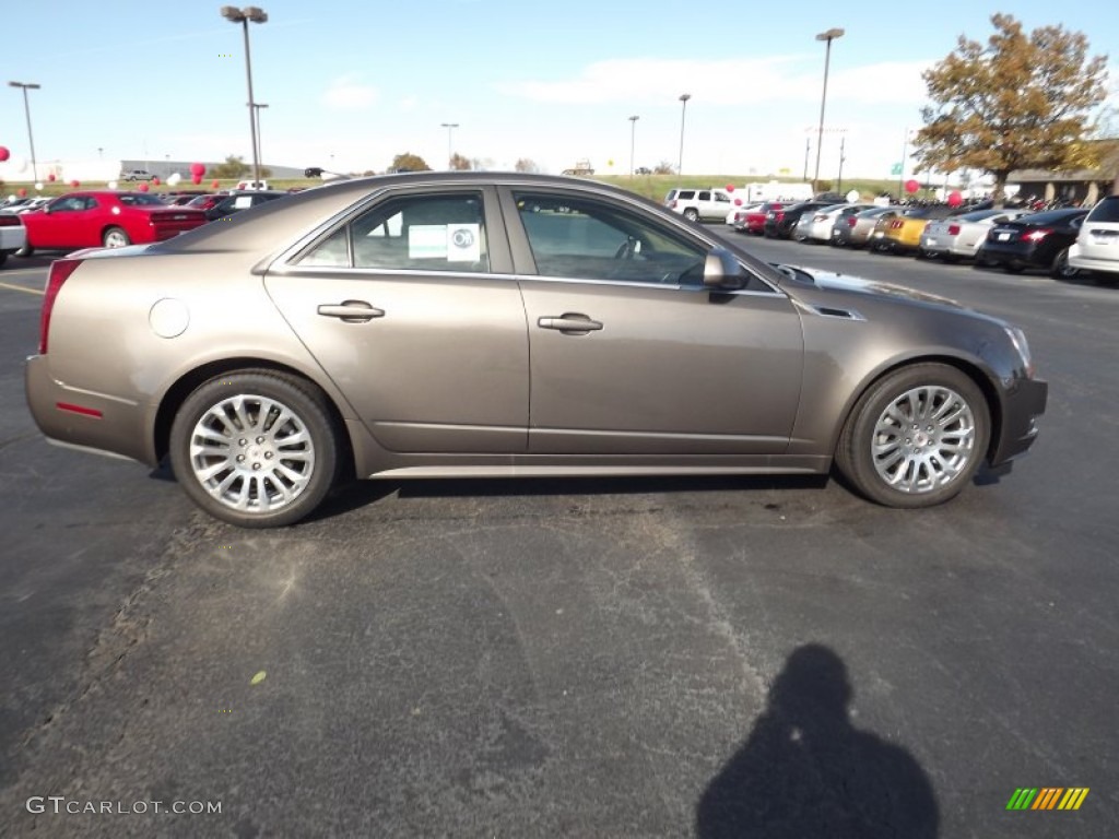 Mocha Steel Metallic 2012 Cadillac CTS 3.6 Sedan Exterior Photo #56711828