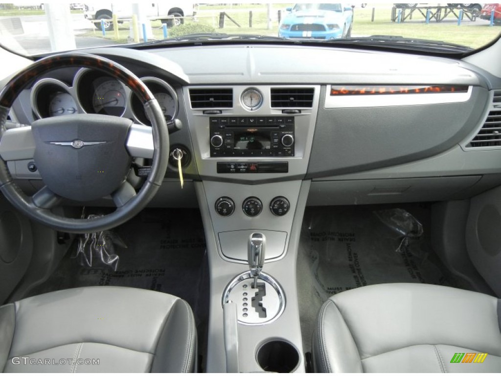 2007 Chrysler Sebring Limited Sedan Dark Slate Gray/Light Slate Gray Dashboard Photo #56712495