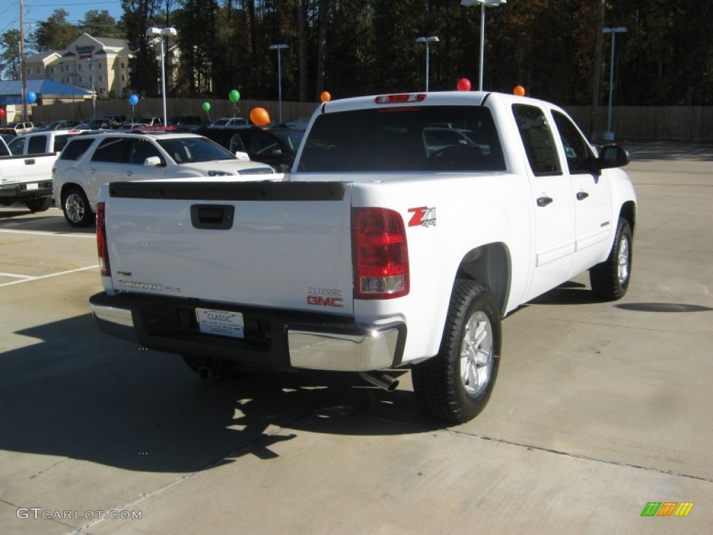 2012 Sierra 1500 SLE Crew Cab 4x4 - Summit White / Ebony photo #5