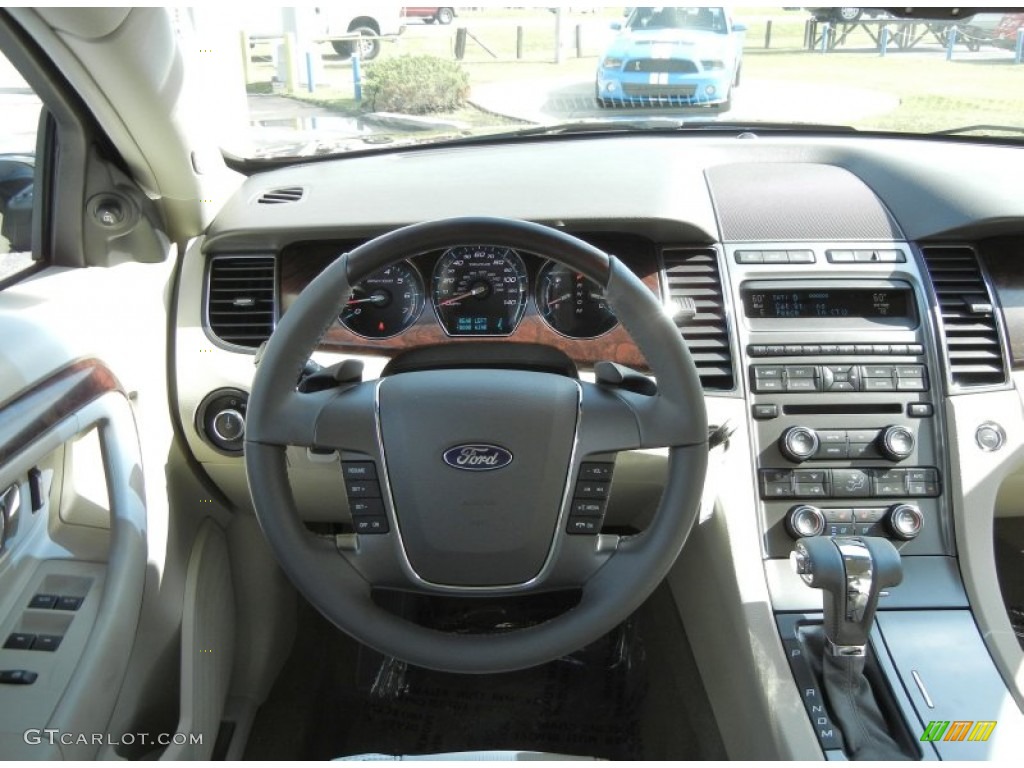 2012 Ford Taurus Limited Light Stone Dashboard Photo #56713799