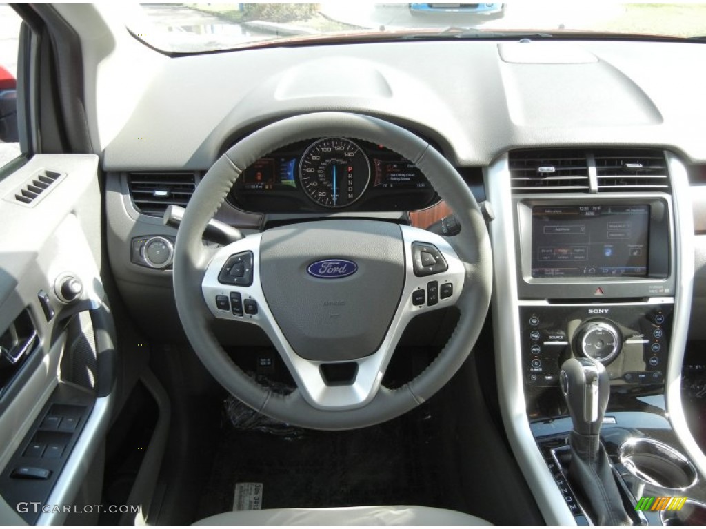 2012 Ford Edge Limited Medium Light Stone Dashboard Photo #56713919