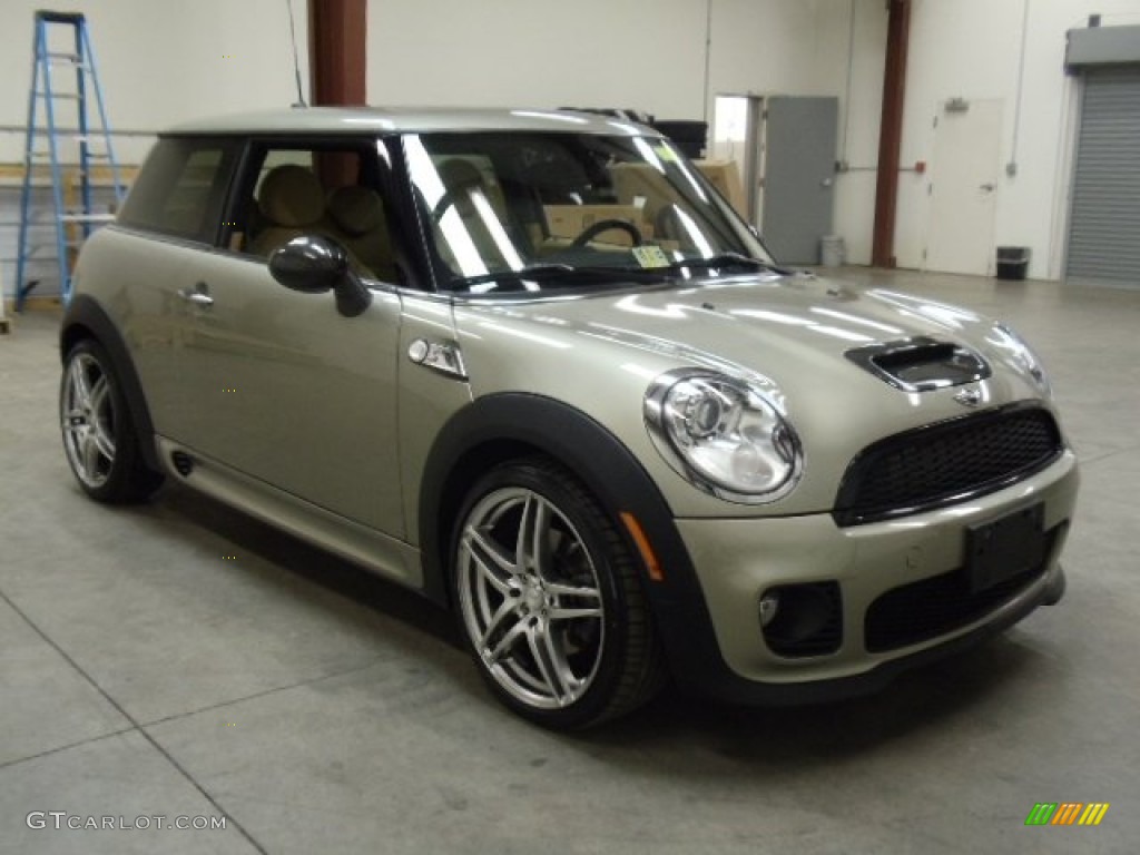 2007 Cooper S John Cooper Works Hardtop - Sparkling Silver Metallic / Gravity Tuscan Beige photo #7