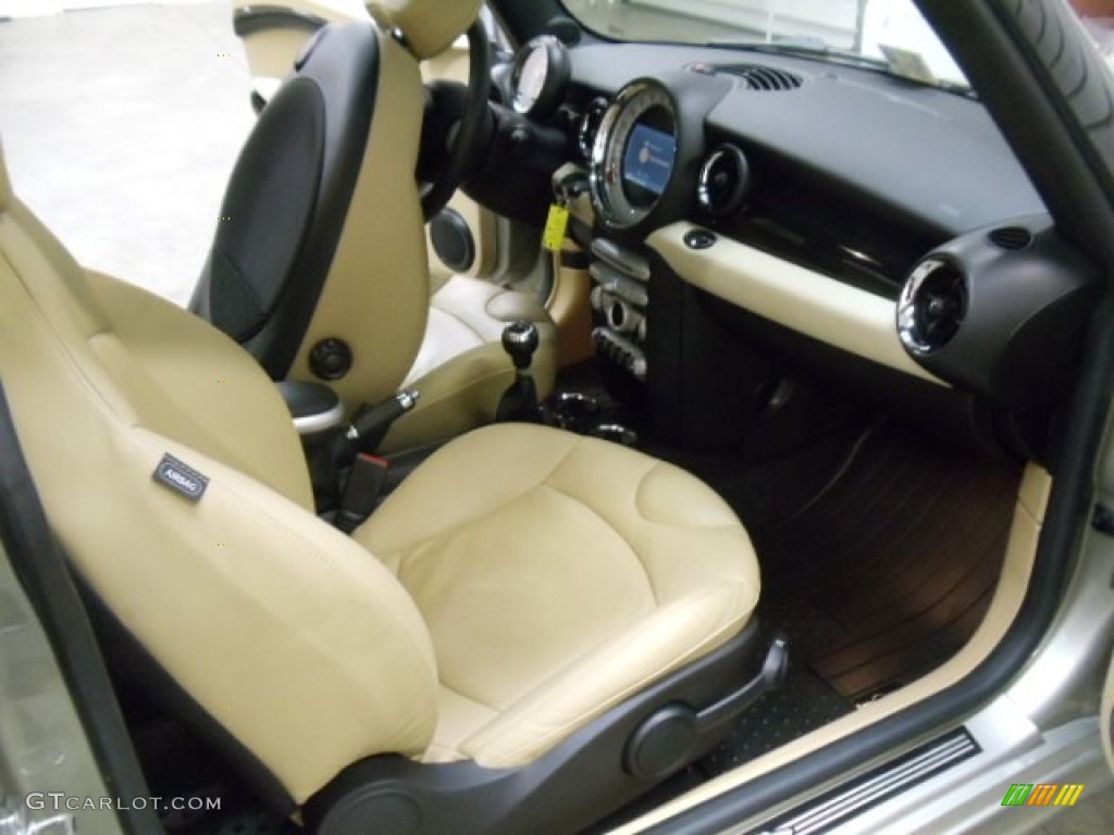 2007 Cooper S John Cooper Works Hardtop - Sparkling Silver Metallic / Gravity Tuscan Beige photo #21