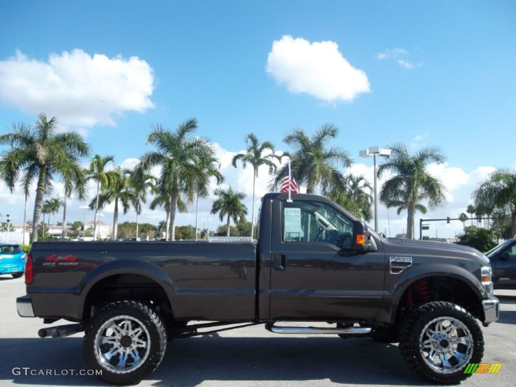 Dark Stone Metallic 2008 Ford F250 Super Duty XLT Regular Cab 4x4 Exterior Photo #56715713
