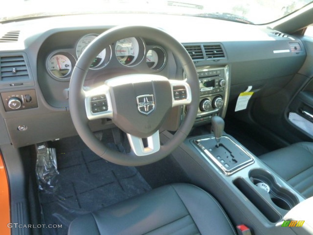 Dark Slate Gray Interior 2012 Dodge Challenger SXT Photo #56715849
