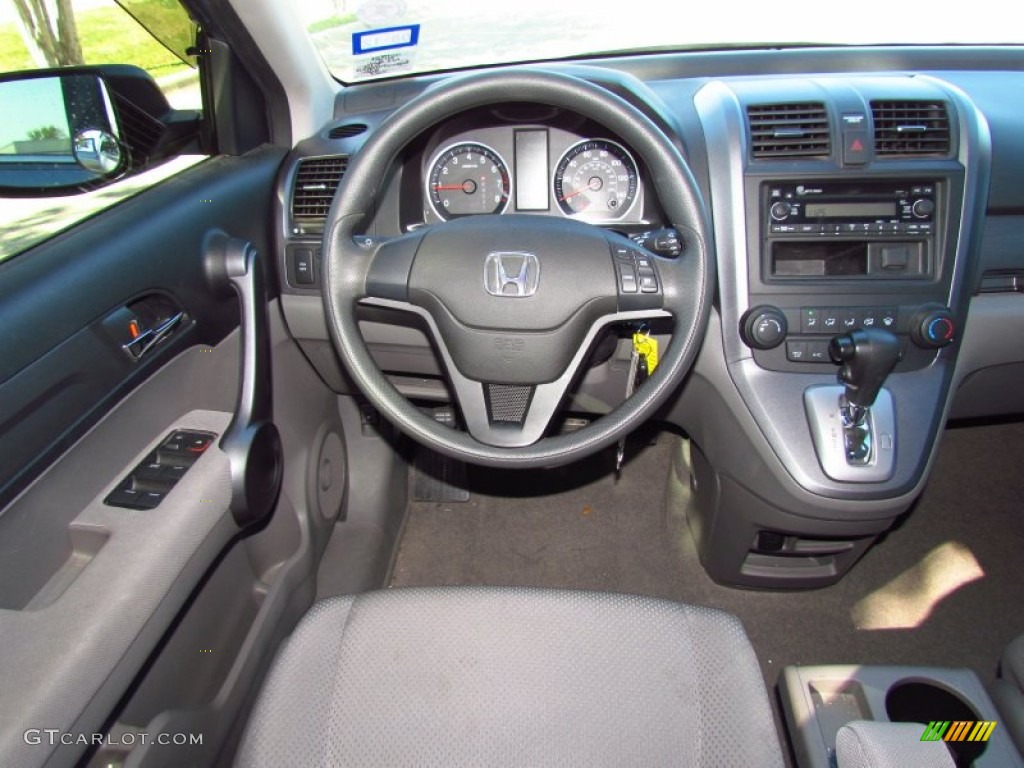 2009 Honda CR-V LX Gray Dashboard Photo #56716030