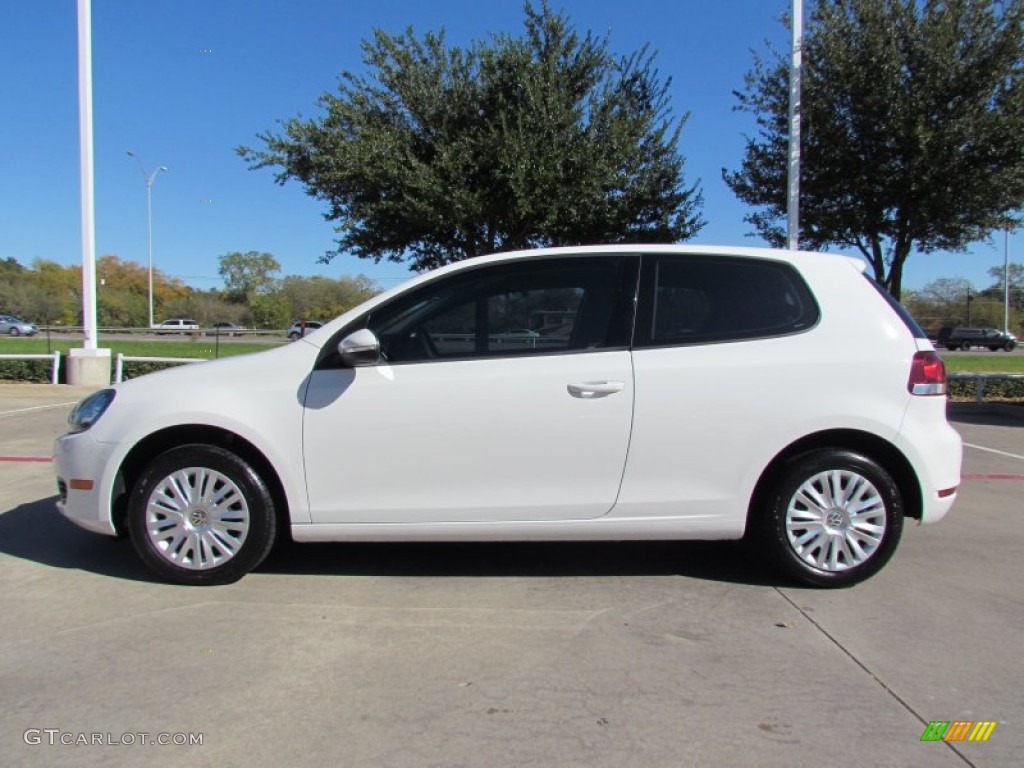 Candy White 2010 Volkswagen Golf 2 Door Exterior Photo #56716685