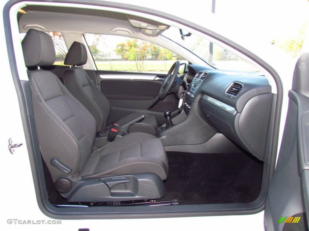 Titan Black Interior 2010 Volkswagen Golf 2 Door Photo #56716756