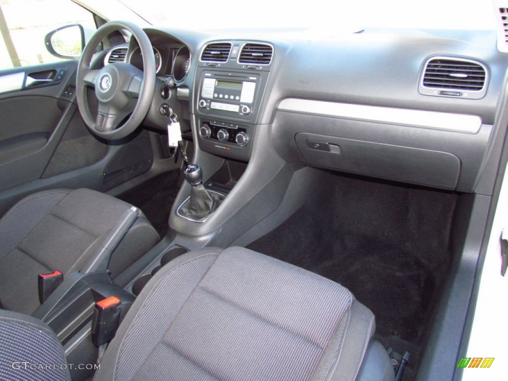 Titan Black Interior 2010 Volkswagen Golf 2 Door Photo #56716802