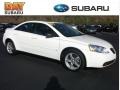 Ivory White - G6 V6 Sedan Photo No. 1