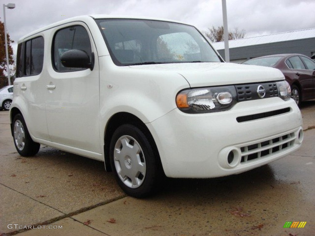 White Pearl 2010 Nissan Cube 1.8 S Exterior Photo #56718200