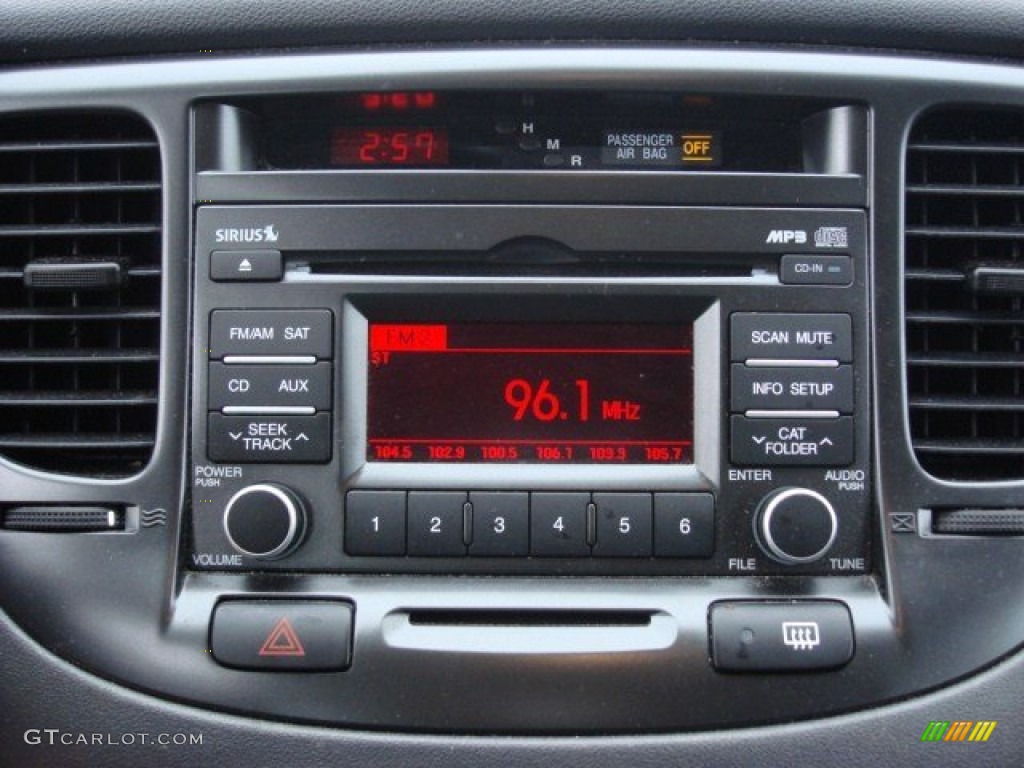 2010 Kia Rio Rio5 SX Hatchback Audio System Photos