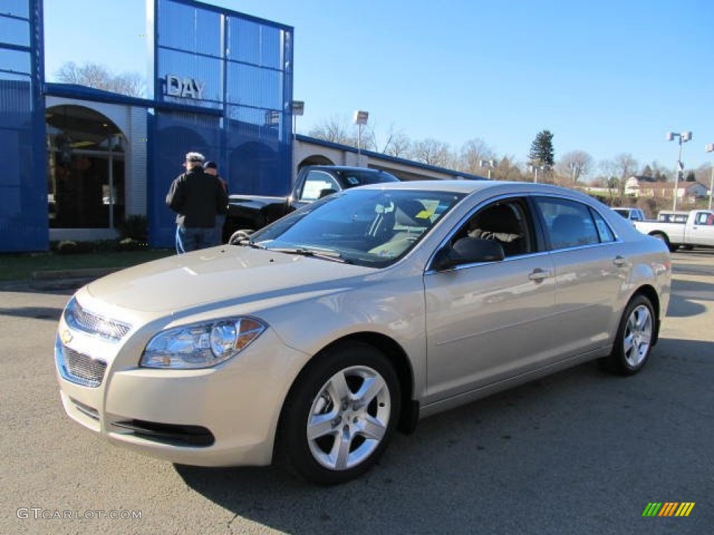 2012 Malibu LS - Gold Mist Metallic / Cocoa/Cashmere photo #1