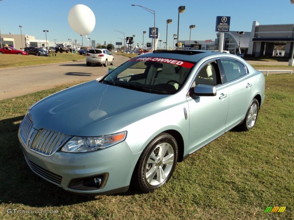 2009 MKS Sedan - Light Ice Blue Metallic / Charcoal Black photo #1