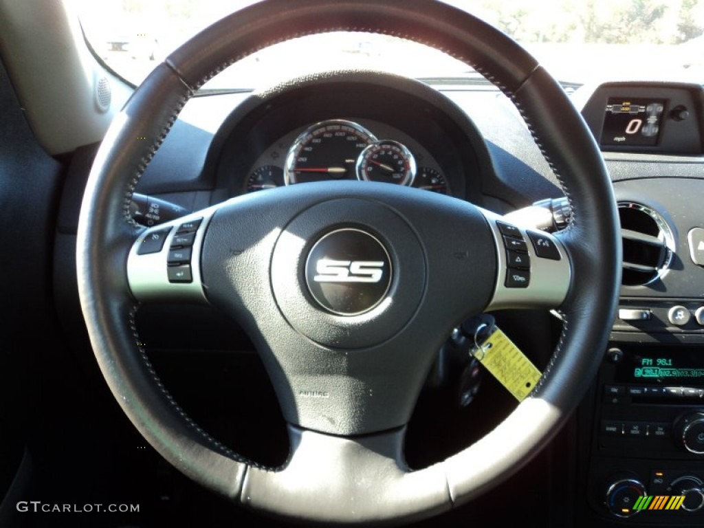 2010 Chevrolet HHR SS Ebony Steering Wheel Photo #56719781